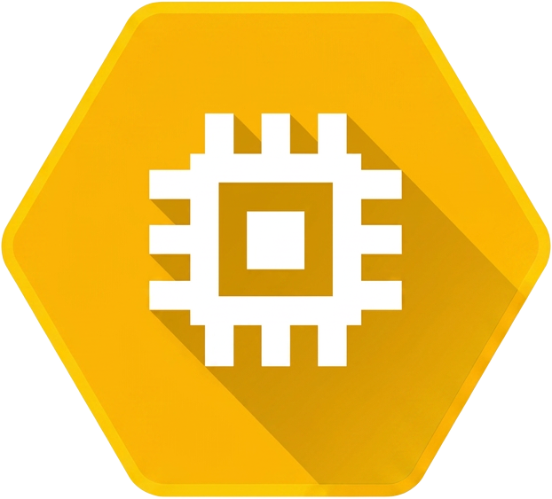 $COMPUTE hexagon chip logo